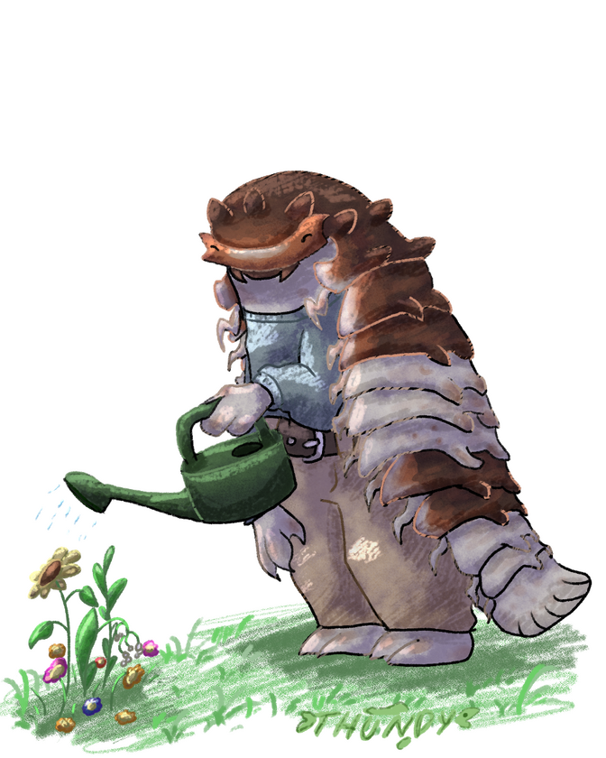 Fully shaded, simple/no bg, subtle, colored border, props