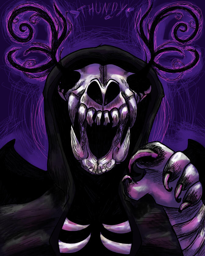 Fully shaded, simple/no bg, Heavy, edgyfied border and shading